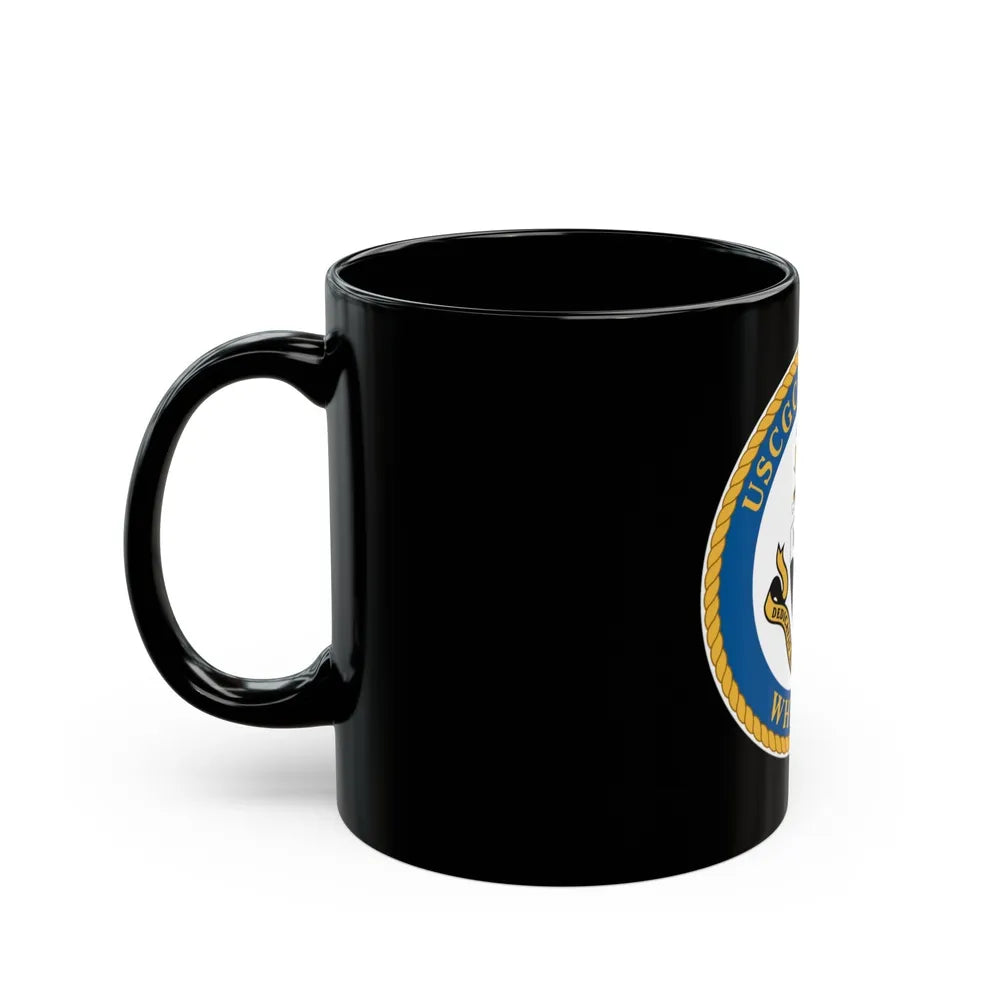 USCG Midgett WHEC 726 (U.S. Coast Guard) Black Coffee Mug-Go Mug Yourself