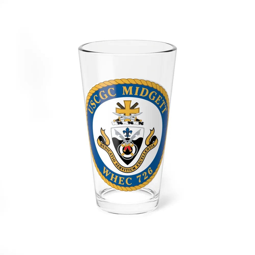 USCG Midgett WHEC 726 (U.S. Coast Guard) Pint Glass 16oz-16oz-Go Mug Yourself