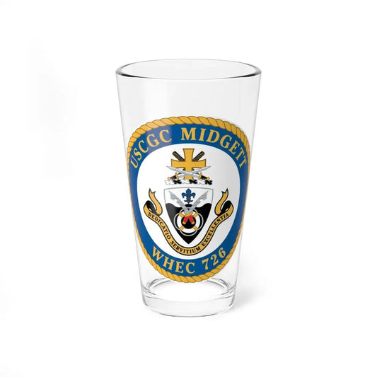 USCG Midgett WHEC 726 (U.S. Coast Guard) Pint Glass 16oz 16oz - Go Mug Yourself