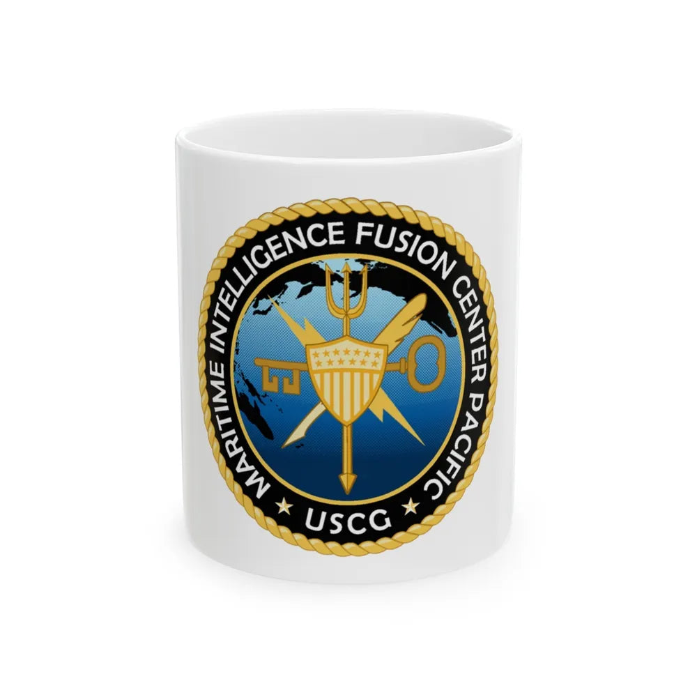 USCG MIFC PAC (U.S. Coast Guard) White Coffee Mug-11oz-Go Mug Yourself