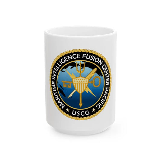 USCG MIFC PAC (U.S. Coast Guard) White Coffee Mug-15oz-Go Mug Yourself