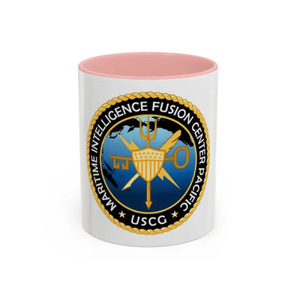 USCG MIFC PAC (U.S. Coast Guard) Accent Coffee Mug 11oz Pink - Go Mug Yourself