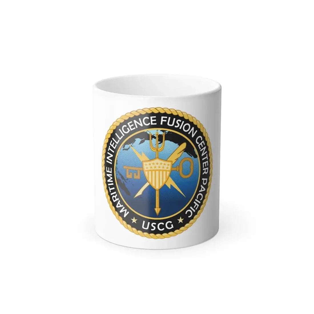 USCG MIFC PAC (U.S. Coast Guard) Color Changing Coffee Mug 11oz - Go Mug Yourself