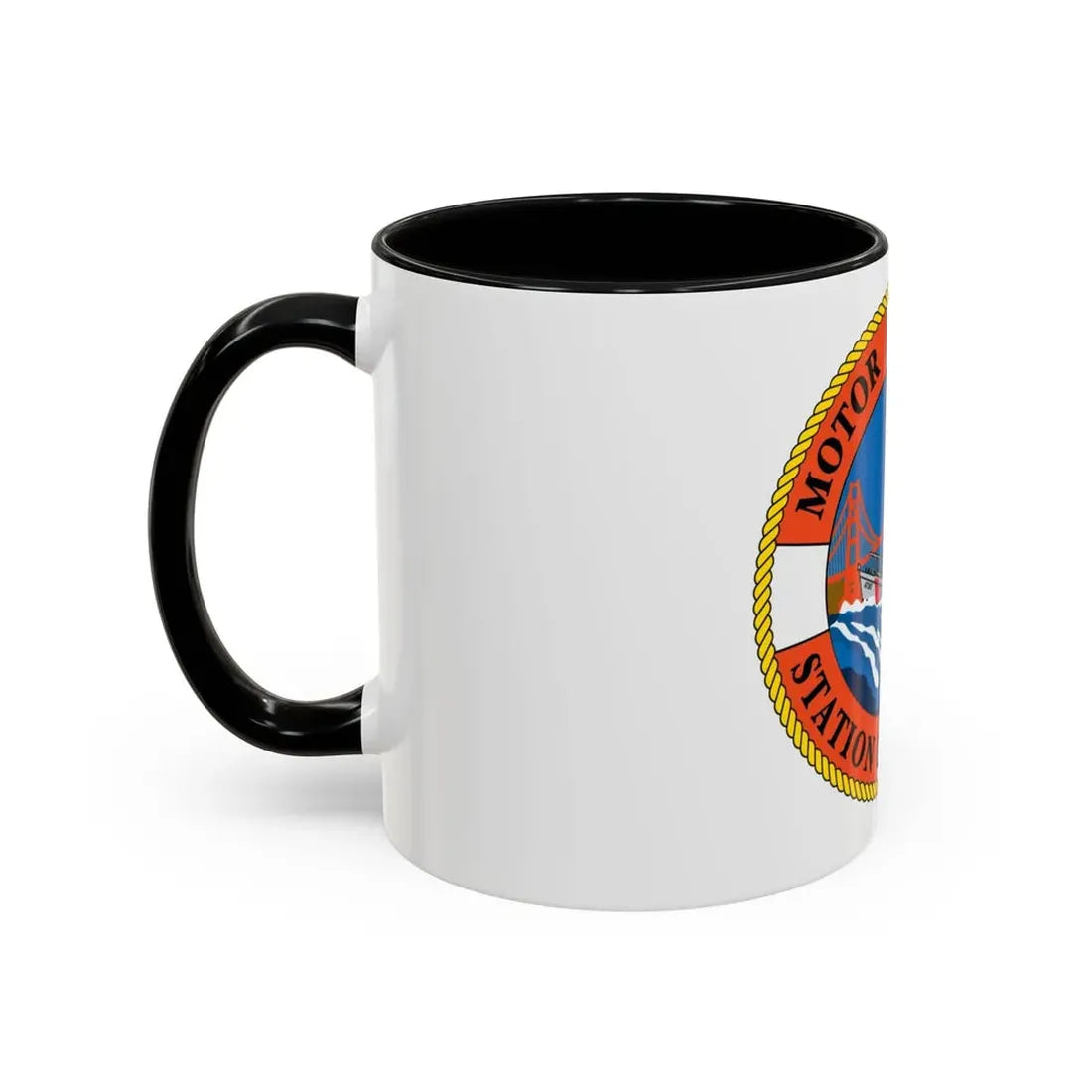 USCG Motor Lifeboat Station Golden Gate (U.S. Coast Guard) Accent Coffee Mug - Go Mug Yourself