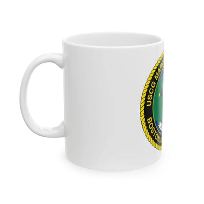 USCG MSO Boston Marine Safety Office (U.S. Coast Guard) White Coffee Mug-Go Mug Yourself