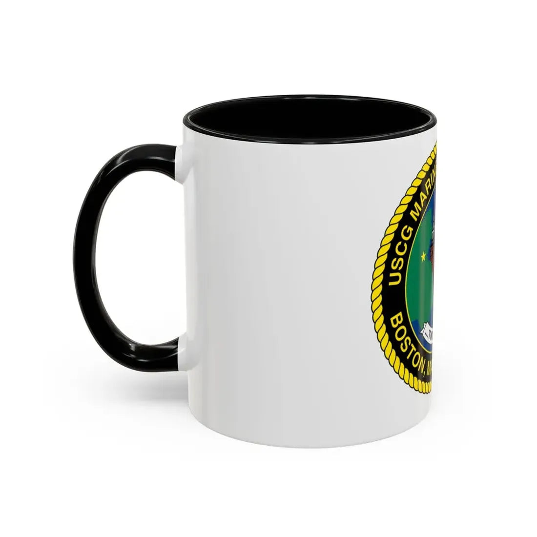 USCG MSO Boston Marine Safety Office (U.S. Coast Guard) Accent Coffee Mug - Go Mug Yourself