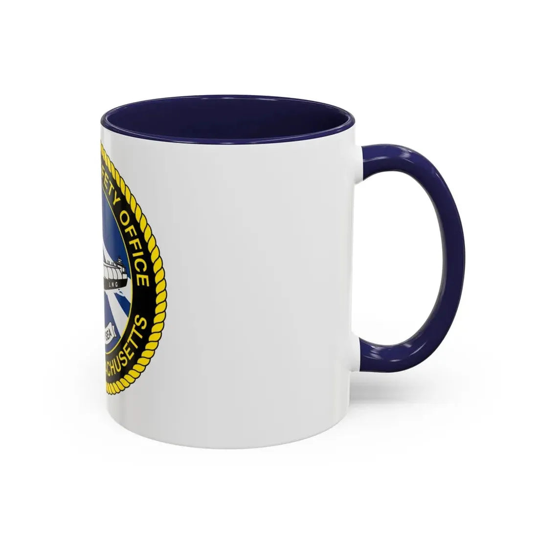 USCG MSO Boston Marine Safety Office (U.S. Coast Guard) Accent Coffee Mug - Go Mug Yourself