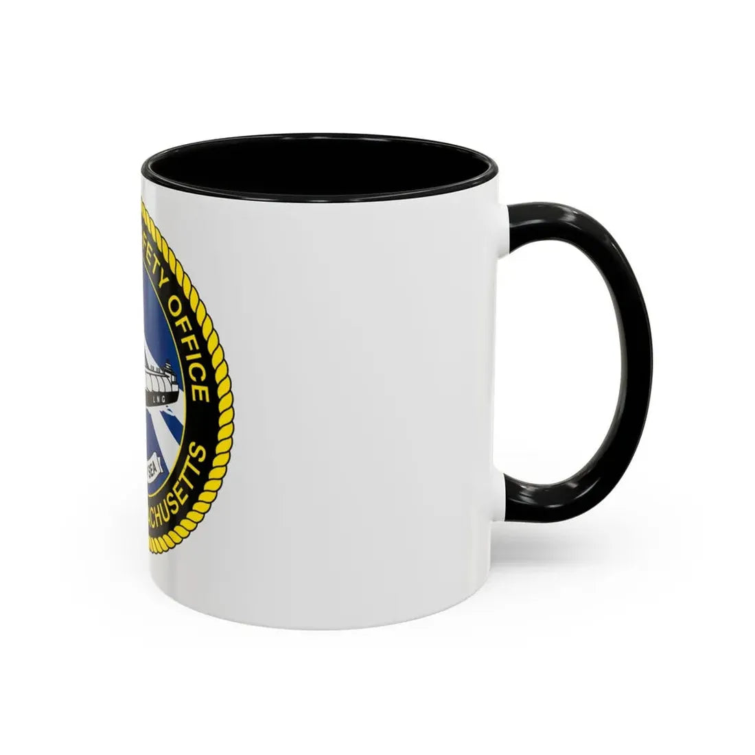 USCG MSO Boston Marine Safety Office (U.S. Coast Guard) Accent Coffee Mug - Go Mug Yourself