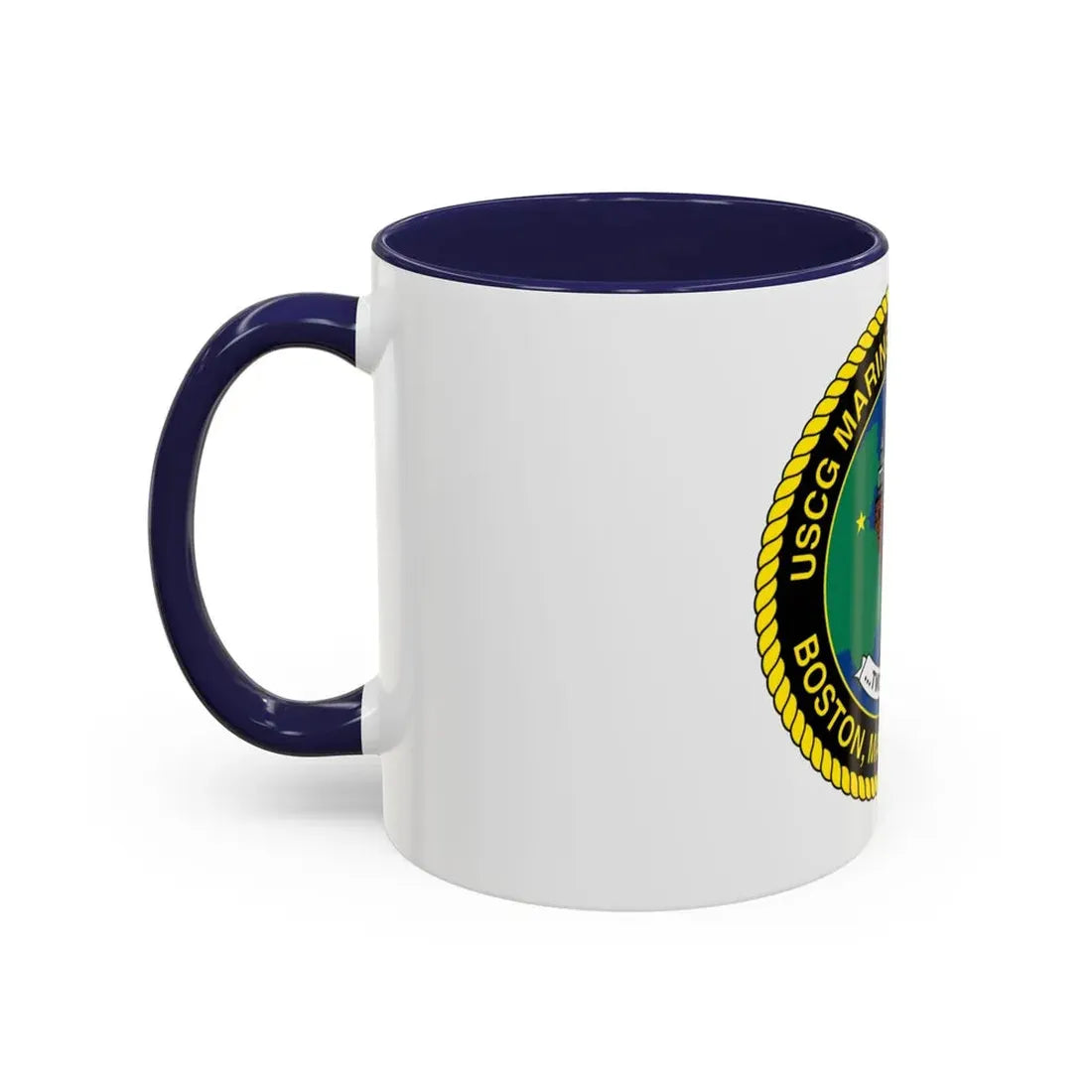 USCG MSO Boston Marine Safety Office (U.S. Coast Guard) Accent Coffee Mug - Go Mug Yourself