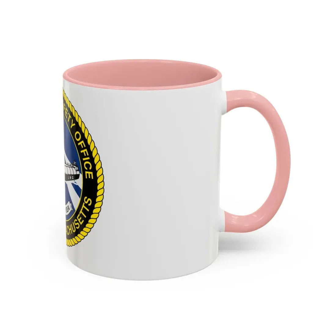 USCG MSO Boston Marine Safety Office (U.S. Coast Guard) Accent Coffee Mug - Go Mug Yourself