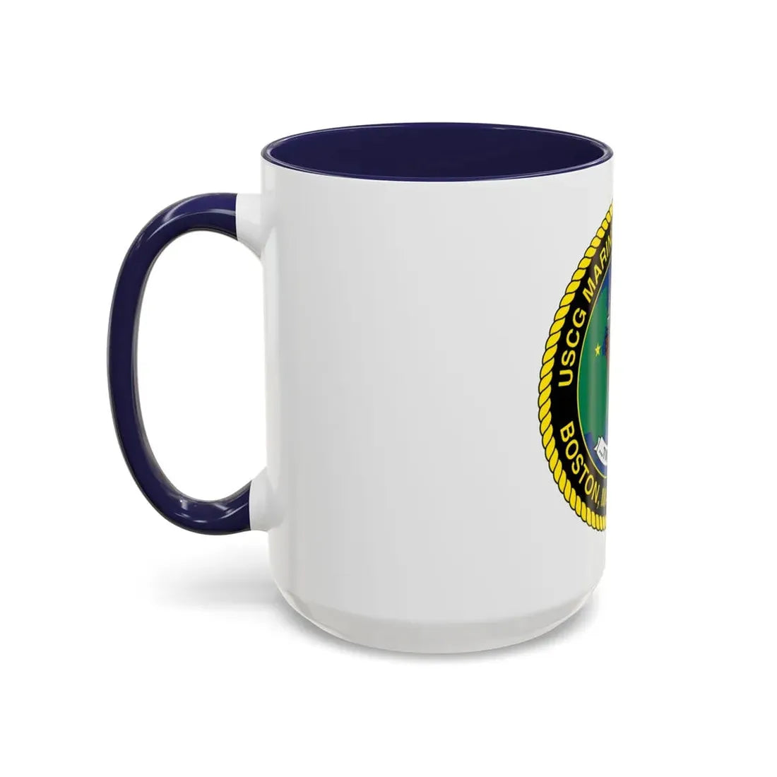 USCG MSO Boston Marine Safety Office (U.S. Coast Guard) Accent Coffee Mug - Go Mug Yourself