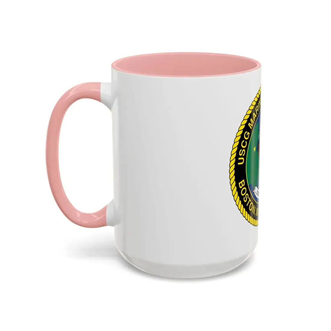 USCG MSO Boston Marine Safety Office (U.S. Coast Guard) Accent Coffee Mug - Go Mug Yourself