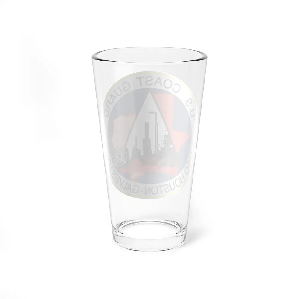 USCG MSO Houston Galveston (U.S. Coast Guard) Pint Glass 16oz-Go Mug Yourself