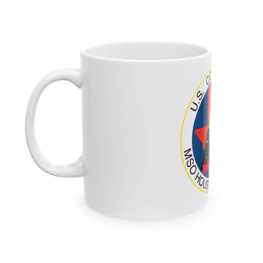 USCG MSO Houston Galveston (U.S. Coast Guard) White Coffee Mug-Go Mug Yourself