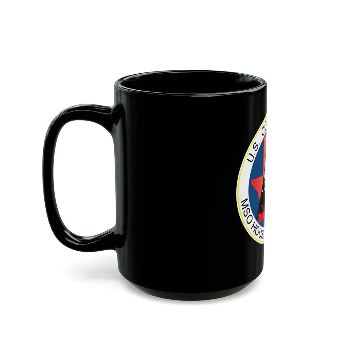 USCG MSO Houston Galveston (U.S. Coast Guard) Black Coffee Mug - Go Mug Yourself