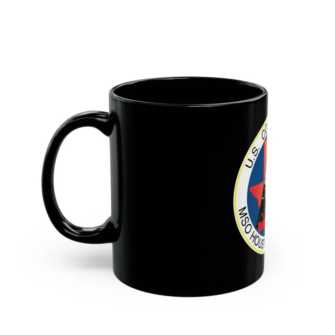 USCG MSO Houston Galveston (U.S. Coast Guard) Black Coffee Mug - Go Mug Yourself