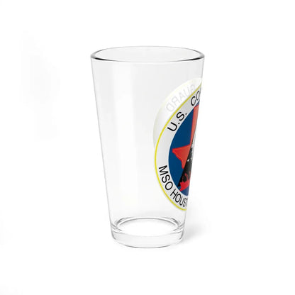 USCG MSO Houston Galveston (U.S. Coast Guard) Pint Glass 16oz - Go Mug Yourself