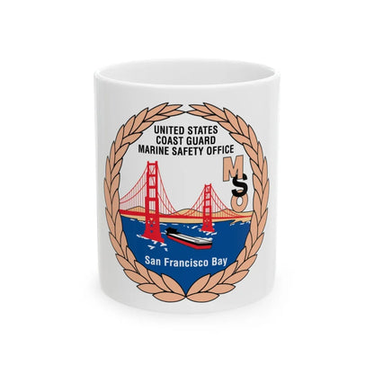 USCG MSO San Francisco Bay (U.S. Coast Guard) White Coffee Mug-11oz-Go Mug Yourself