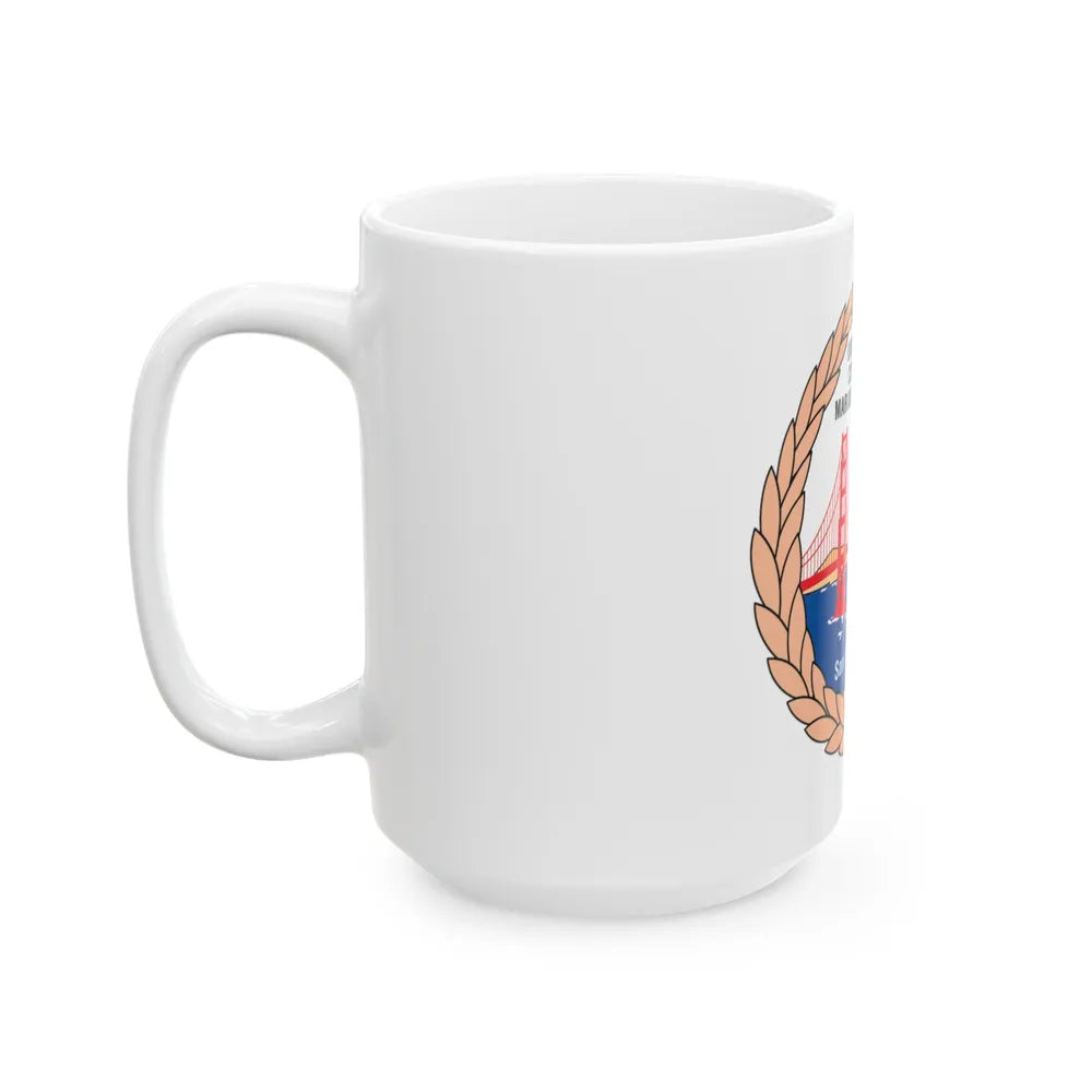 USCG MSO San Francisco Bay (U.S. Coast Guard) White Coffee Mug-Go Mug Yourself