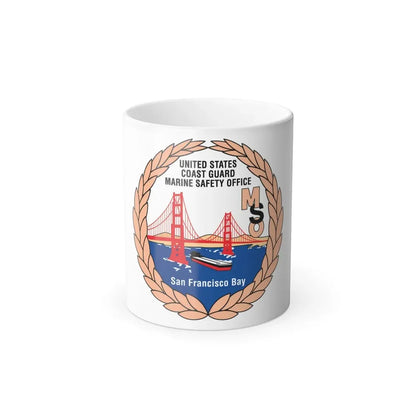 USCG MSO San Francisco Bay (U.S. Coast Guard) Color Changing Coffee Mug 11oz - Go Mug Yourself