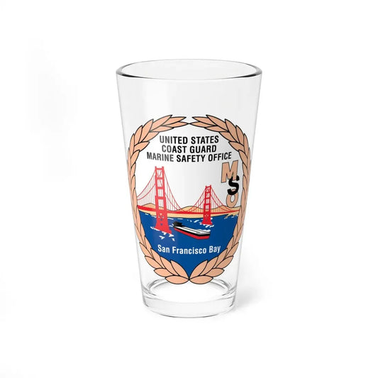 USCG MSO San Francisco Bay (U.S. Coast Guard) Pint Glass 16oz 16oz - Go Mug Yourself