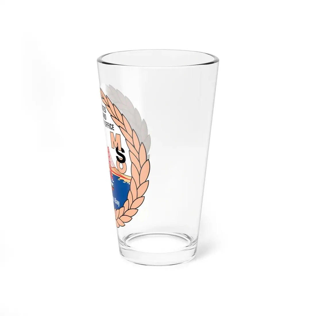 USCG MSO San Francisco Bay (U.S. Coast Guard) Pint Glass 16oz - Go Mug Yourself