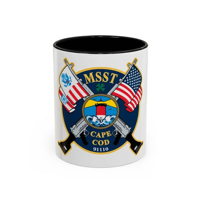 USCG MSST Cape Cod (U.S. Coast Guard) Accent Coffee Mug 11oz Black - Go Mug Yourself
