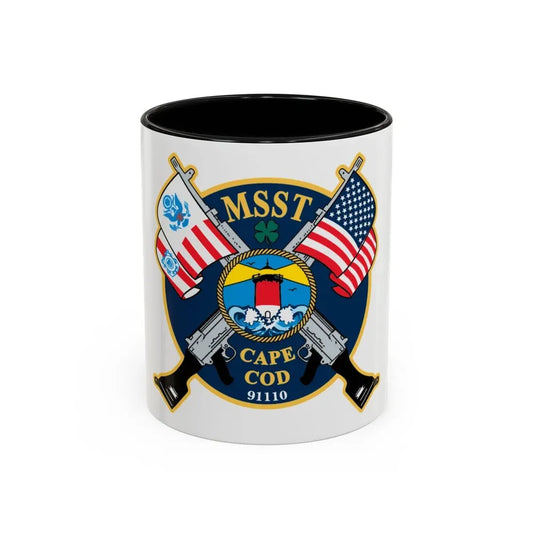 USCG MSST Cape Cod (U.S. Coast Guard) Accent Coffee Mug 11oz Black - Go Mug Yourself