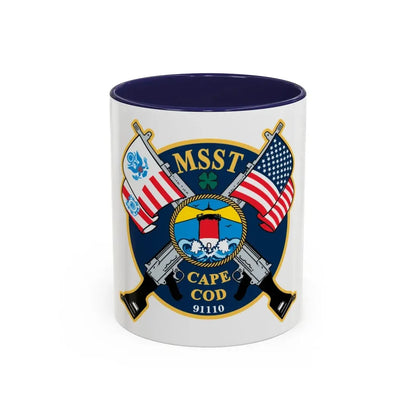 USCG MSST Cape Cod (U.S. Coast Guard) Accent Coffee Mug 11oz Navy - Go Mug Yourself