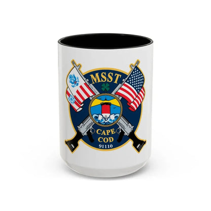 USCG MSST Cape Cod (U.S. Coast Guard) Accent Coffee Mug 15oz Black - Go Mug Yourself