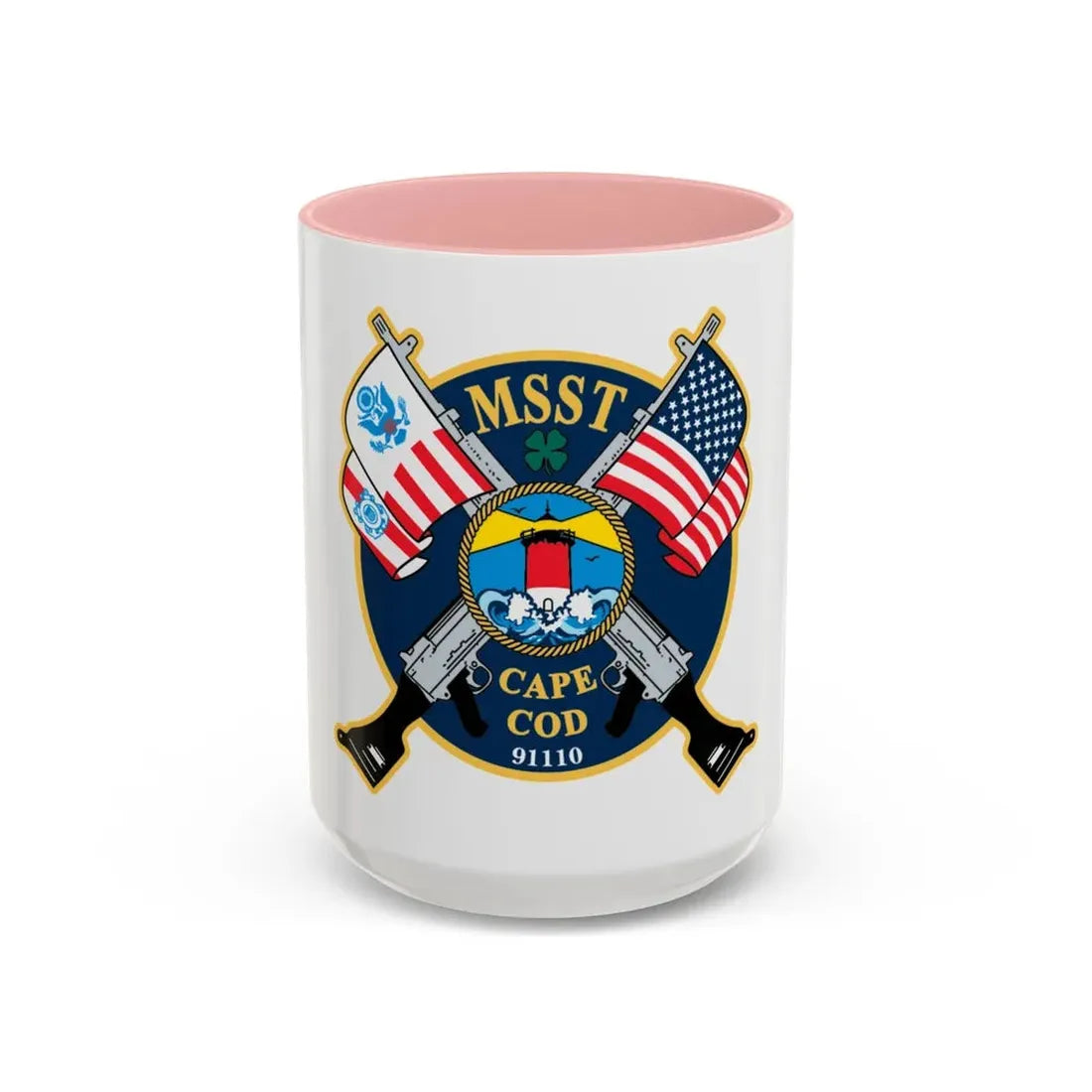 USCG MSST Cape Cod (U.S. Coast Guard) Accent Coffee Mug 15oz Pink - Go Mug Yourself