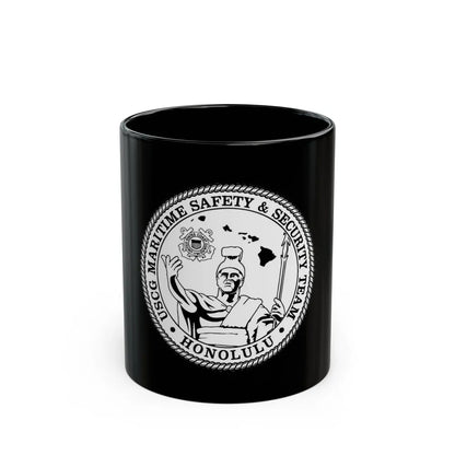 USCG MSST Honolulu (U.S. Coast Guard) Black Coffee Mug-11oz-Go Mug Yourself