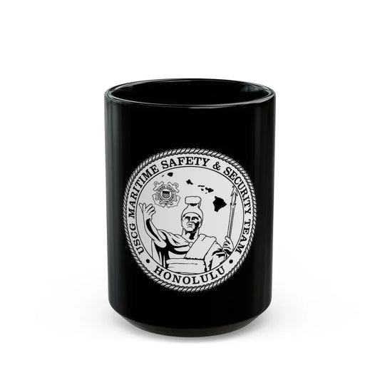 USCG MSST Honolulu (U.S. Coast Guard) Black Coffee Mug 15oz - Go Mug Yourself