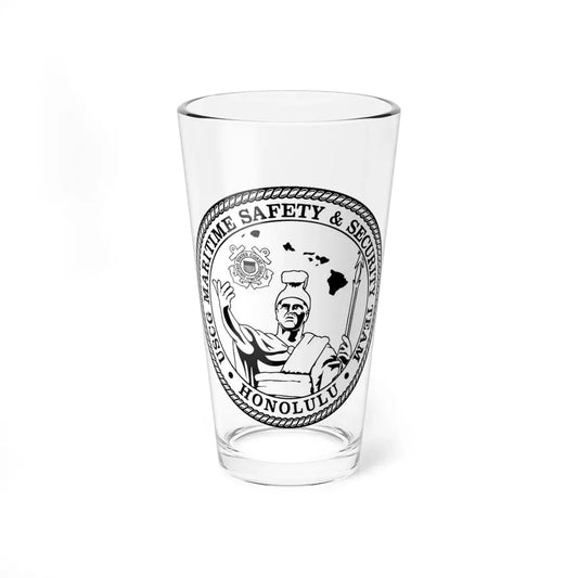 USCG MSST Honolulu (U.S. Coast Guard) Pint Glass 16oz 16oz - Go Mug Yourself