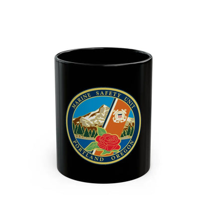 USCG MSU Portland (U.S. Coast Guard) Black Coffee Mug-11oz-Go Mug Yourself