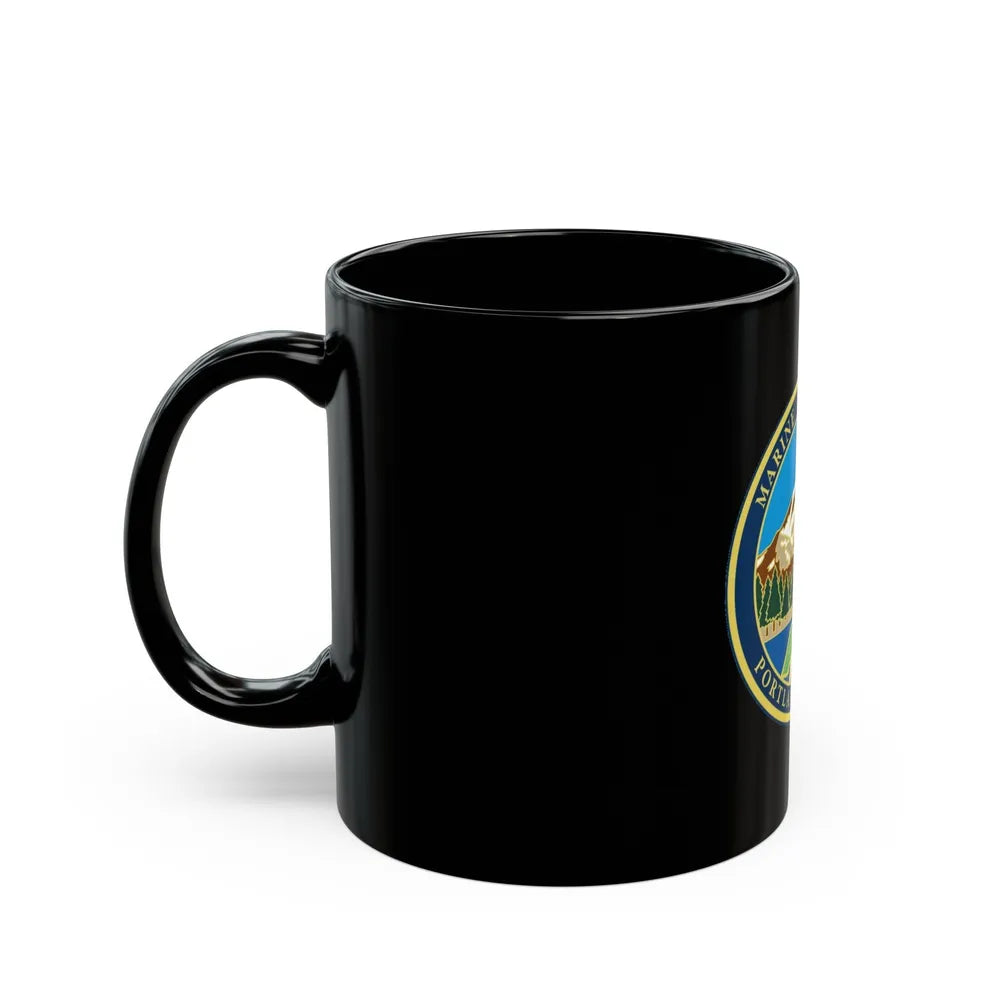 USCG MSU Portland (U.S. Coast Guard) Black Coffee Mug-Go Mug Yourself