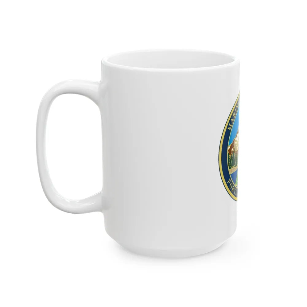 USCG MSU Portland (U.S. Coast Guard) White Coffee Mug-Go Mug Yourself