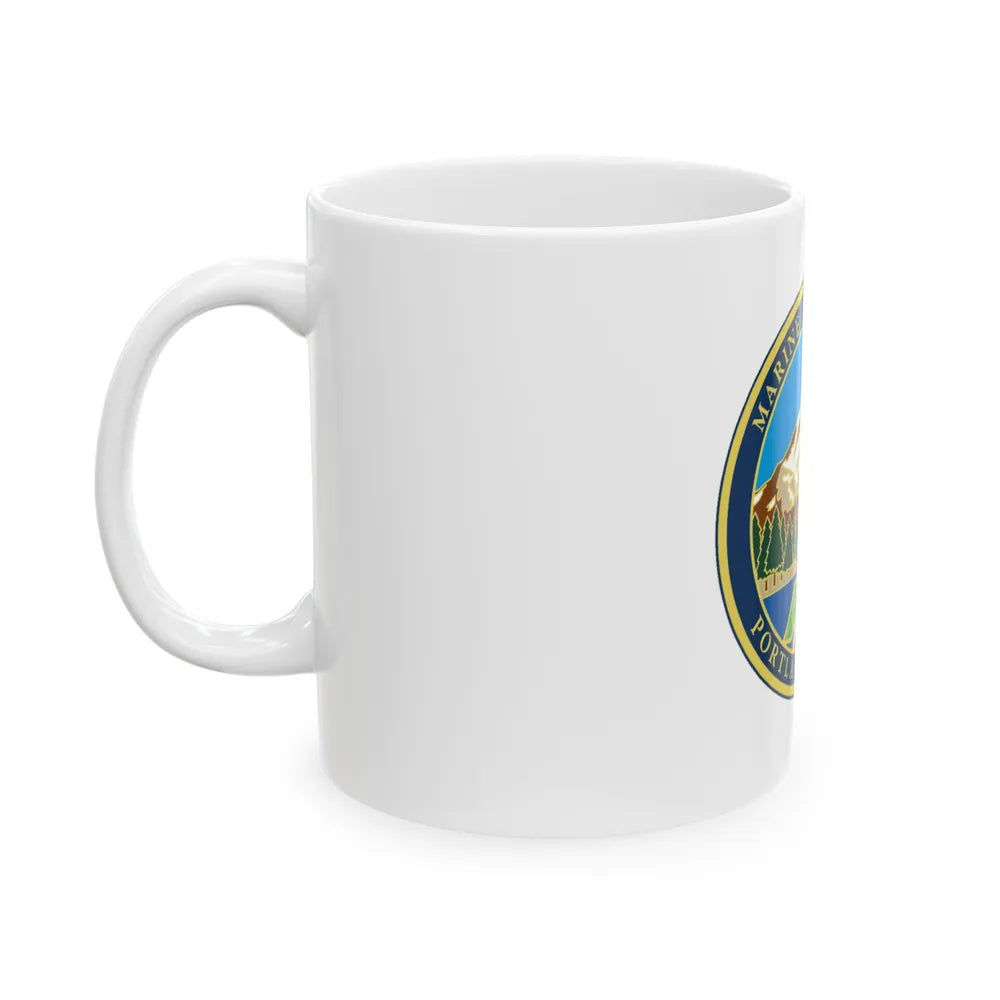 USCG MSU Portland (U.S. Coast Guard) White Coffee Mug-Go Mug Yourself