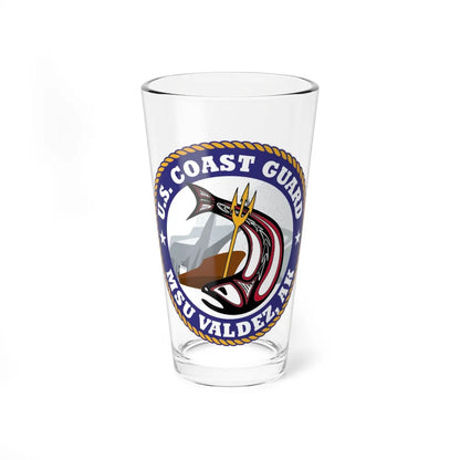 USCG MSU Valdez AK (U.S. Coast Guard) Pint Glass 16oz-16oz-Go Mug Yourself