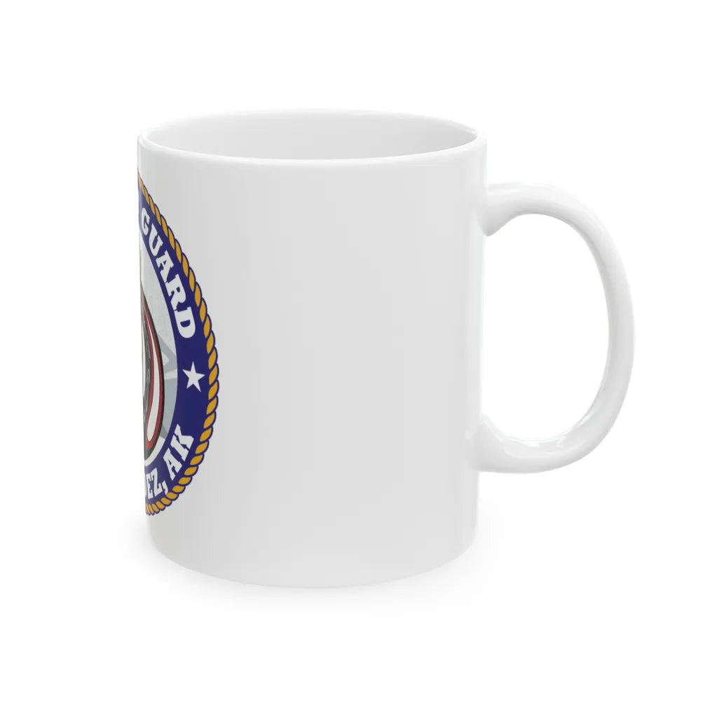 USCG MSU Valdez AK (U.S. Coast Guard) White Coffee Mug-Go Mug Yourself