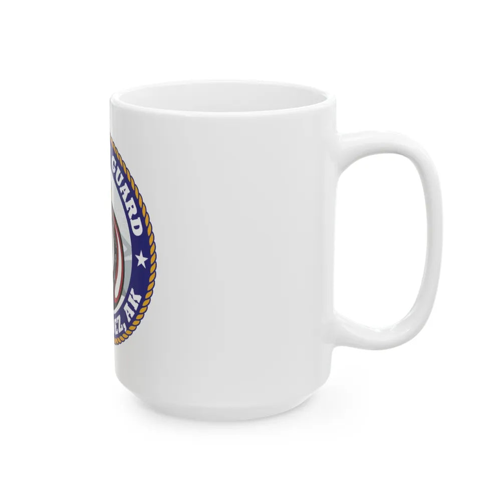 USCG MSU Valdez AK (U.S. Coast Guard) White Coffee Mug-Go Mug Yourself