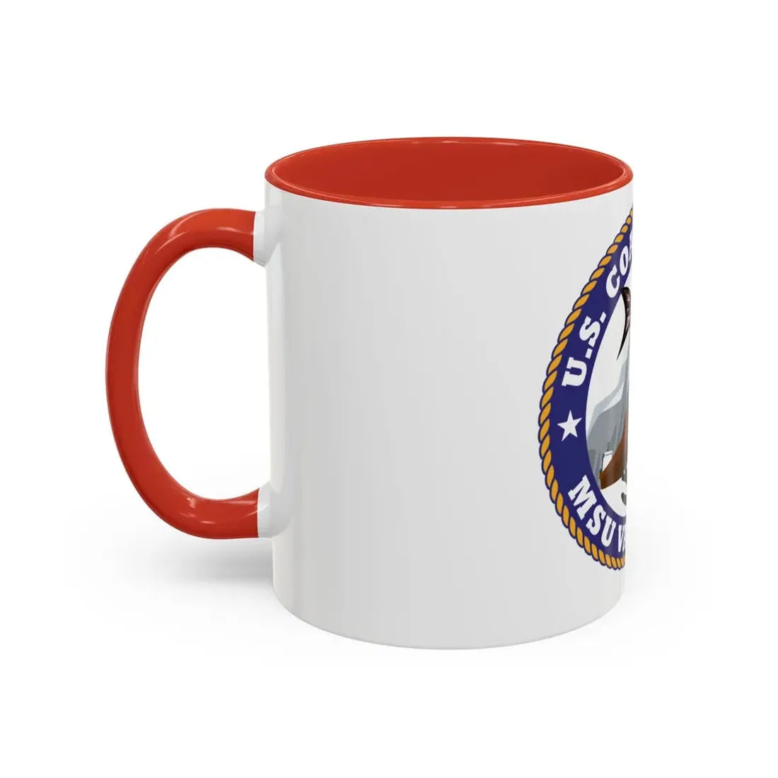 USCG MSU Valdez AK (U.S. Coast Guard) Accent Coffee Mug - Go Mug Yourself