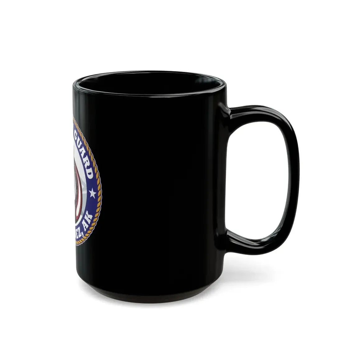 USCG MSU Valdez AK (U.S. Coast Guard) Black Coffee Mug - Go Mug Yourself