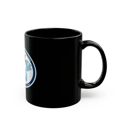 USCG National Matitime Center (U.S. Coast Guard) Black Coffee Mug-Go Mug Yourself