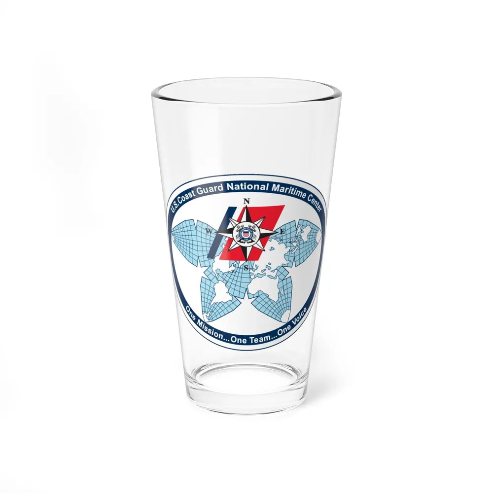 USCG National Matitime Center (U.S. Coast Guard) Pint Glass 16oz-16oz-Go Mug Yourself