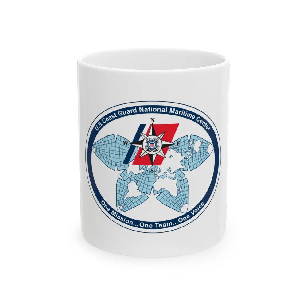 USCG National Matitime Center (U.S. Coast Guard) White Coffee Mug-11oz-Go Mug Yourself