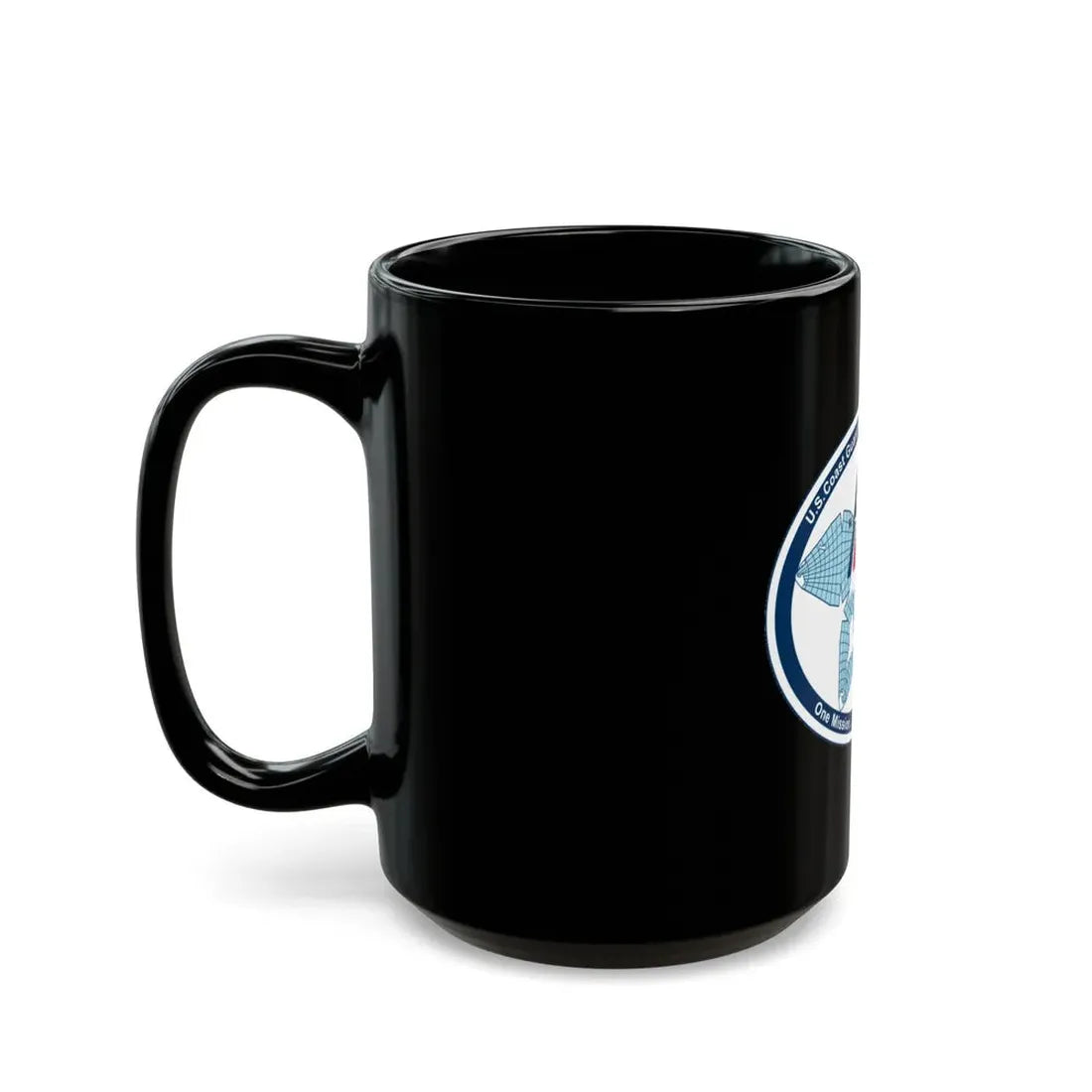 USCG National Matitime Center (U.S. Coast Guard) Black Coffee Mug - Go Mug Yourself
