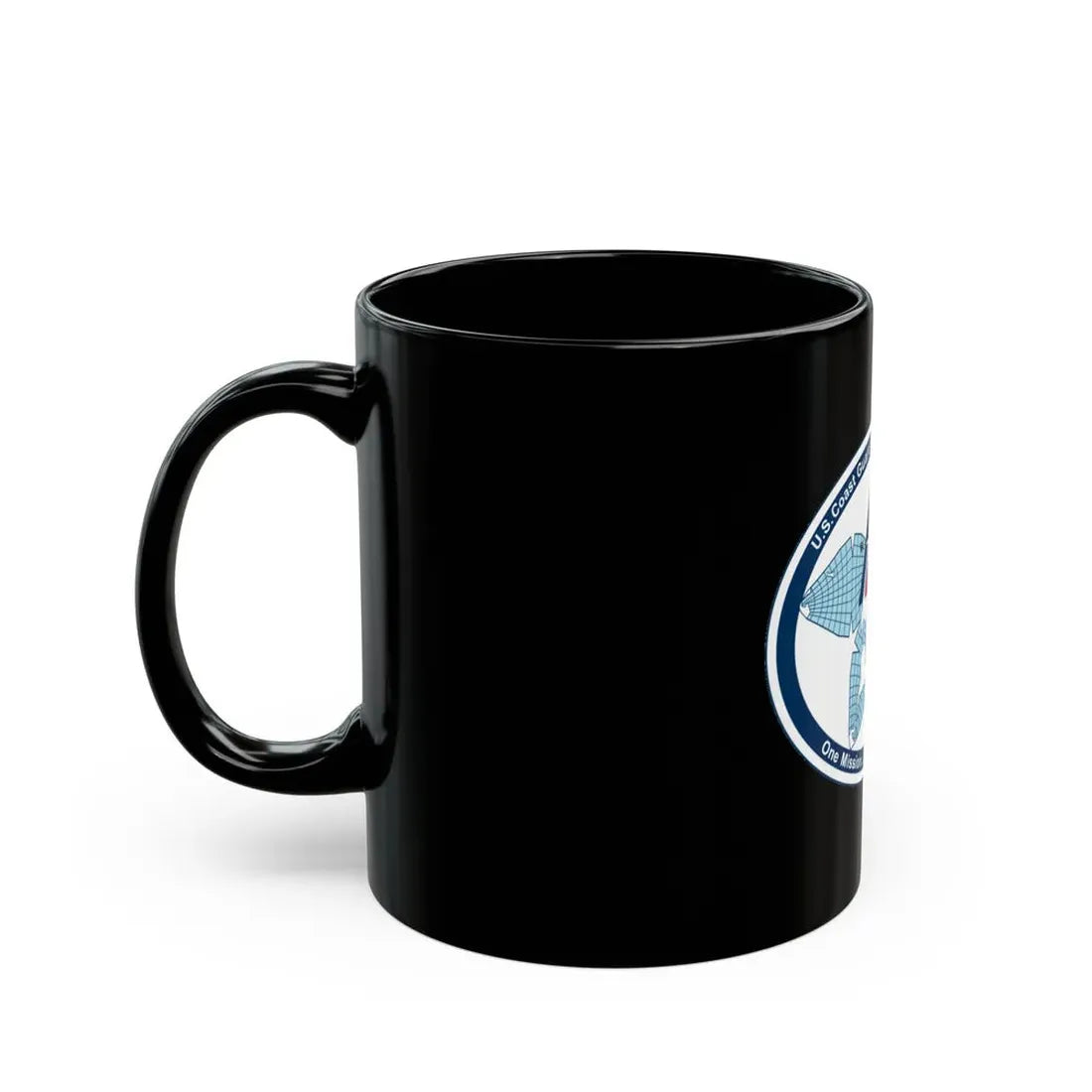 USCG National Matitime Center (U.S. Coast Guard) Black Coffee Mug - Go Mug Yourself