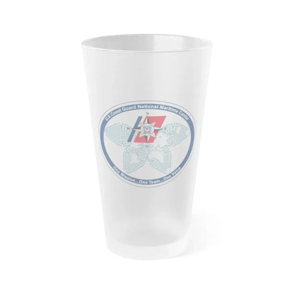 USCG National Matitime Center (U.S. Coast Guard) Frosted Pint Glass 16oz Default Title - Go Mug Yourself