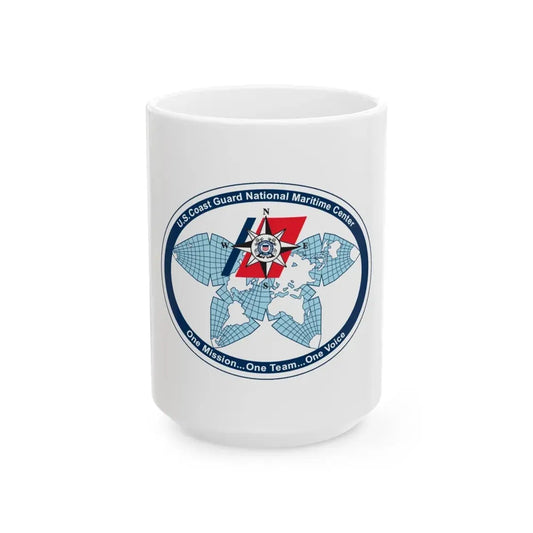 USCG National Matitime Center (U.S. Coast Guard) White Coffee Mug 15oz - Go Mug Yourself